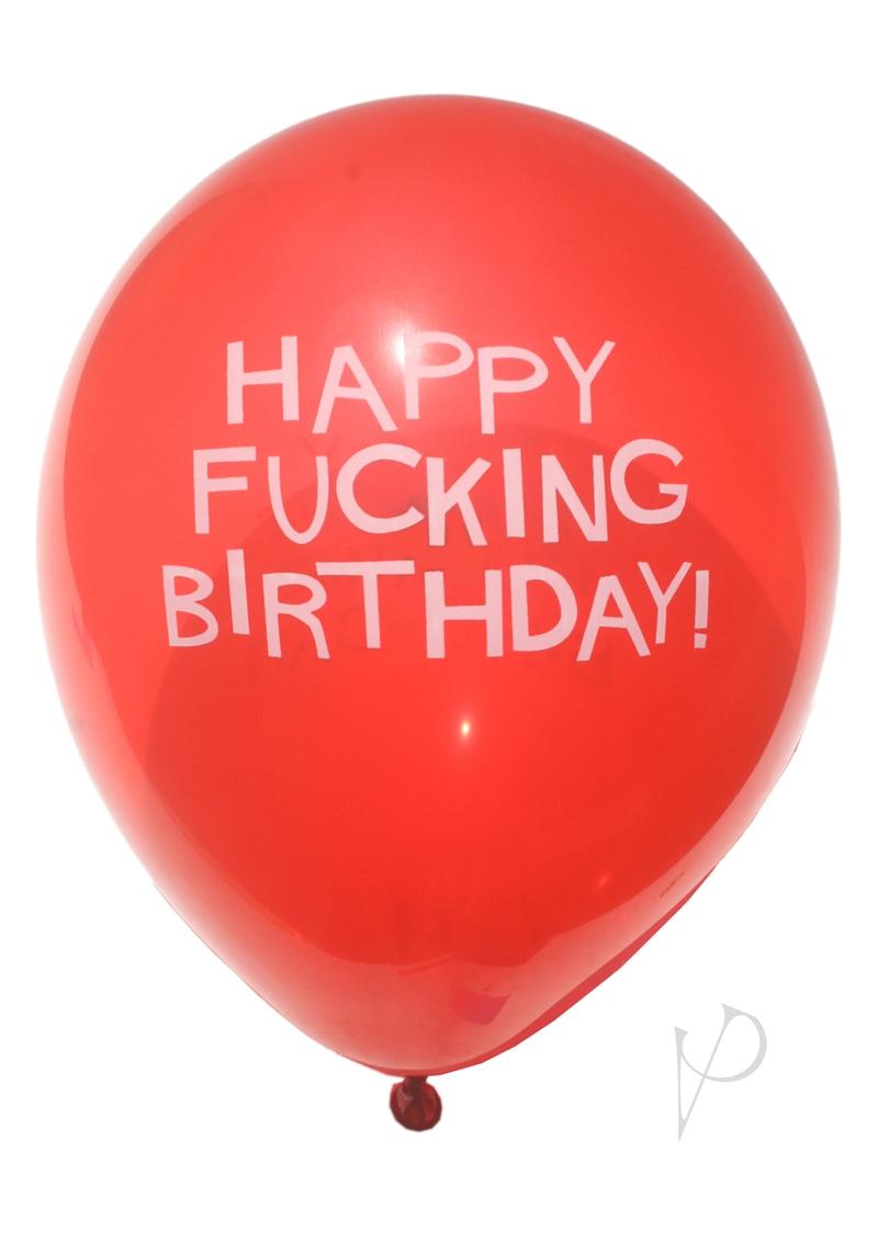 X-rated Birthday Balloons