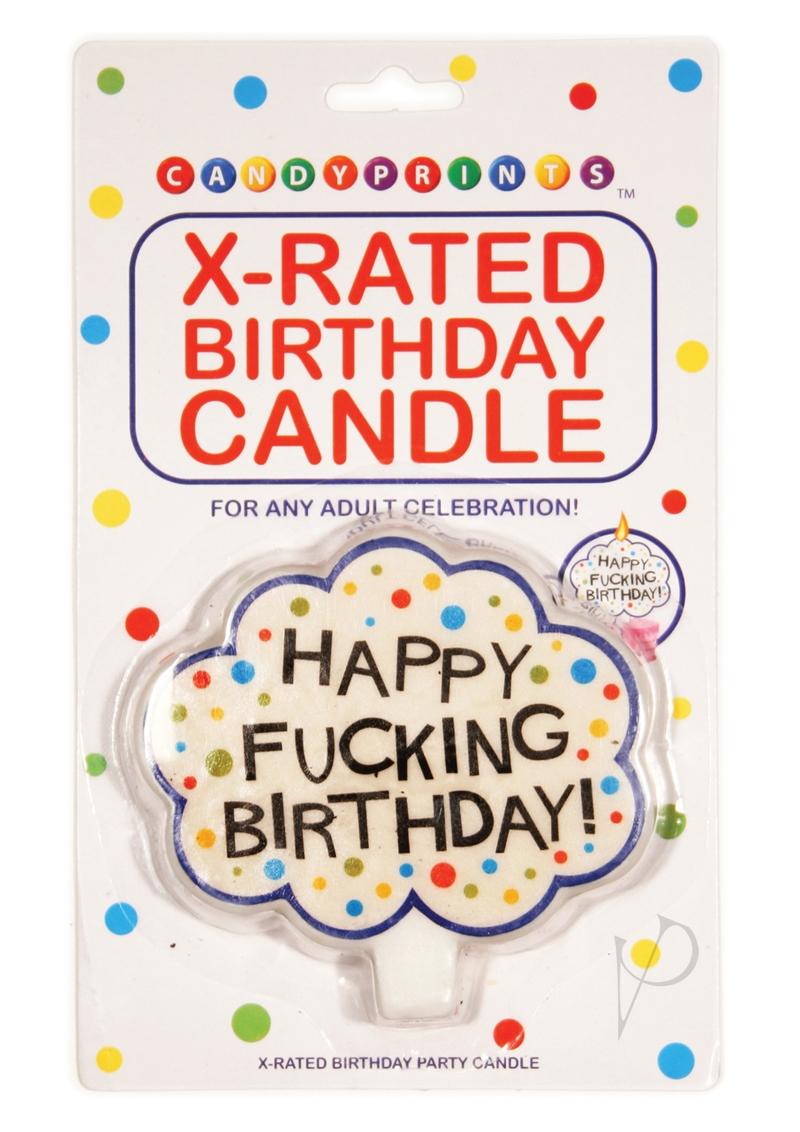 X-rated Birthday Candle