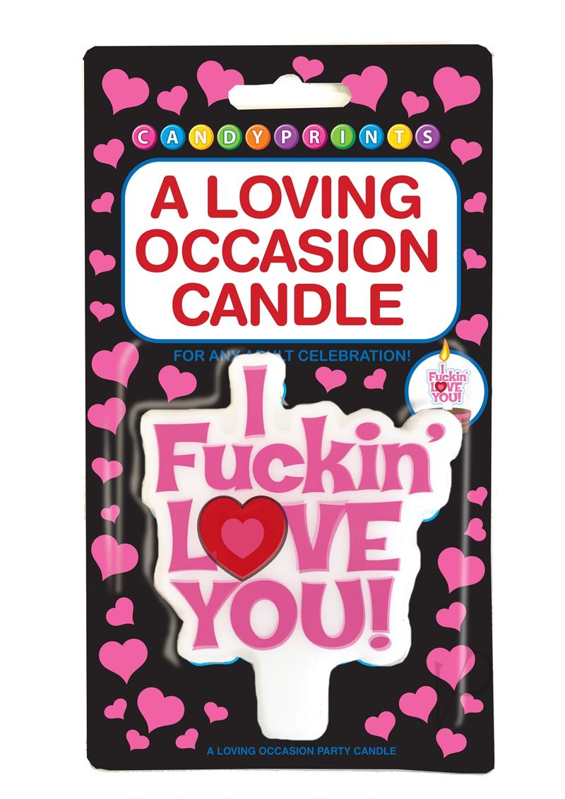 Cp I Fuckin Love You Candle
