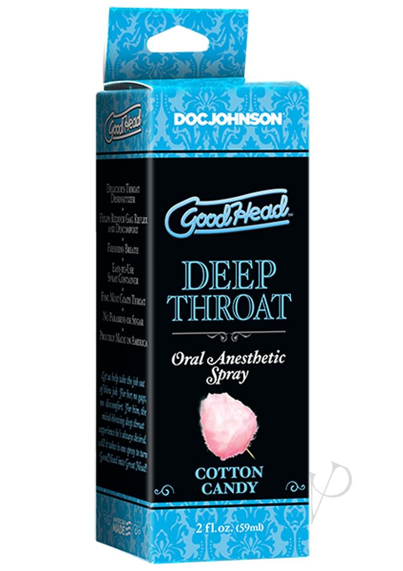 Goodhead Deep Throat Spray Cotton Candy