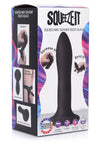 Squeezable Slender Dildo Black