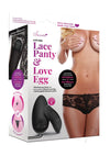 Secret Low Rise Lace Panty/egg Black