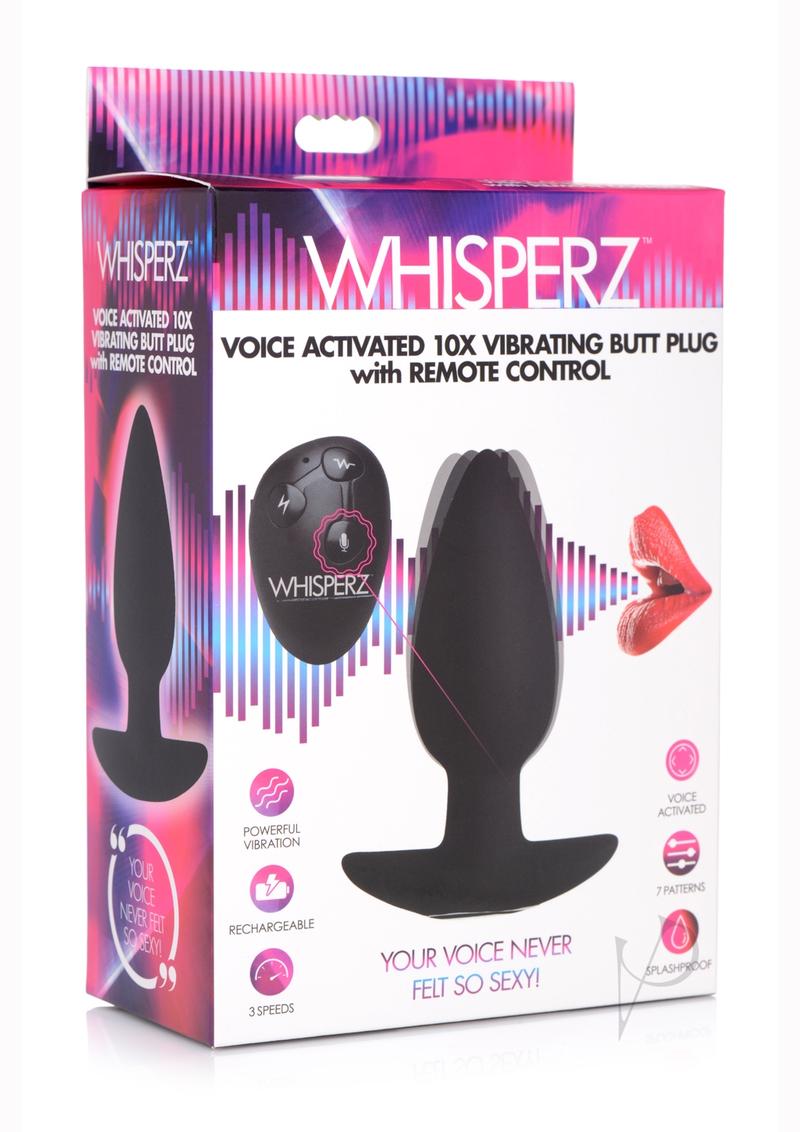 Whisperz Voice Active Remote Plug Black