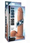 Big Shot Vibe Sil Dildo W/ Balls 10 Van