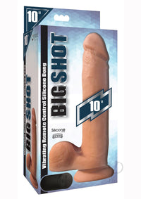 Big Shot Vibe Sil Dildo W/ Balls 10 Van