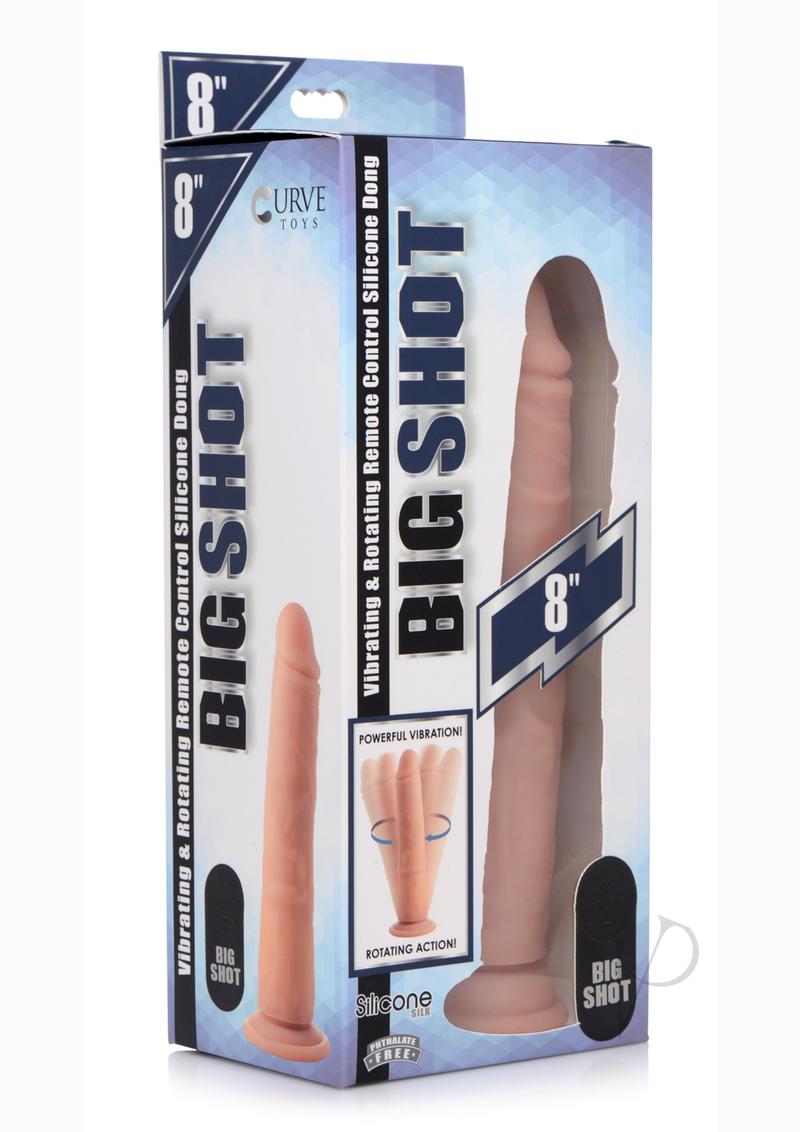 Big Shot Twirl/vibe Dildo 8 Vanilla
