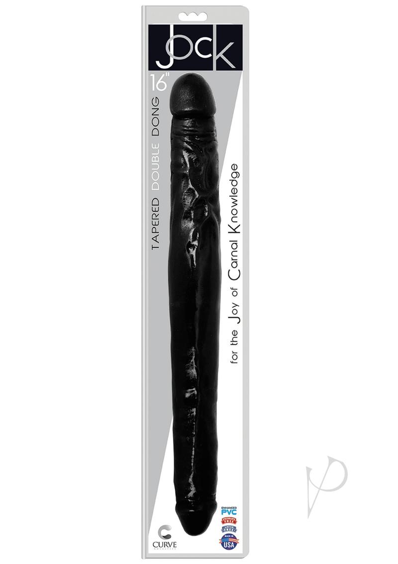 Jock Tapered Double Dong 16 Black(disc)