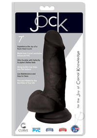 Jock Realistic Dong W/balls 7 Black
