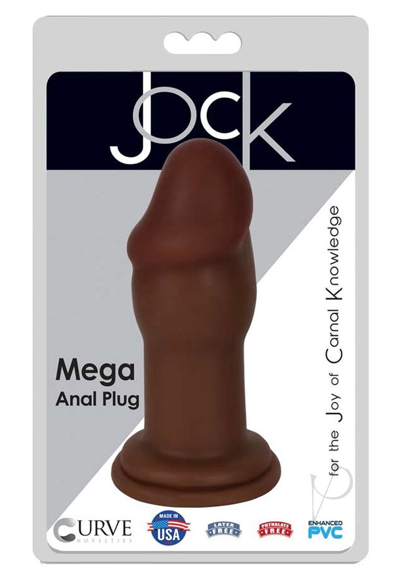 Jock Mega Penis Head Anal Plug Chocolate