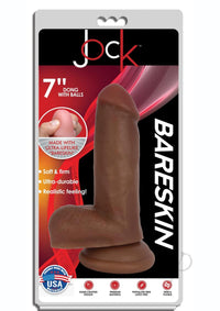 Jock Bareskin Dong W/balls 7 Caramel