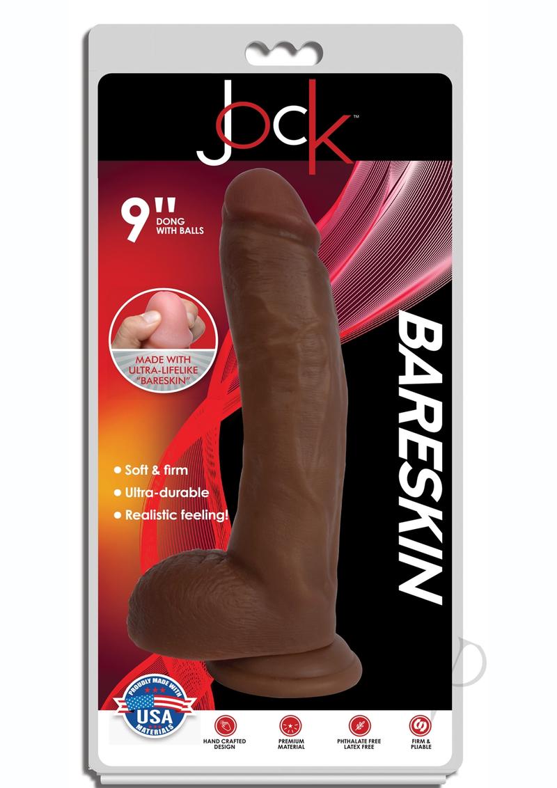 Jock Bareskin Dong W/balls 9 Caramel
