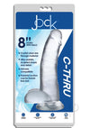 Jock C Thru Dong W/balls 8 Clear