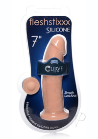 Fleshstixxx Silicone Dong 7 Vanilla