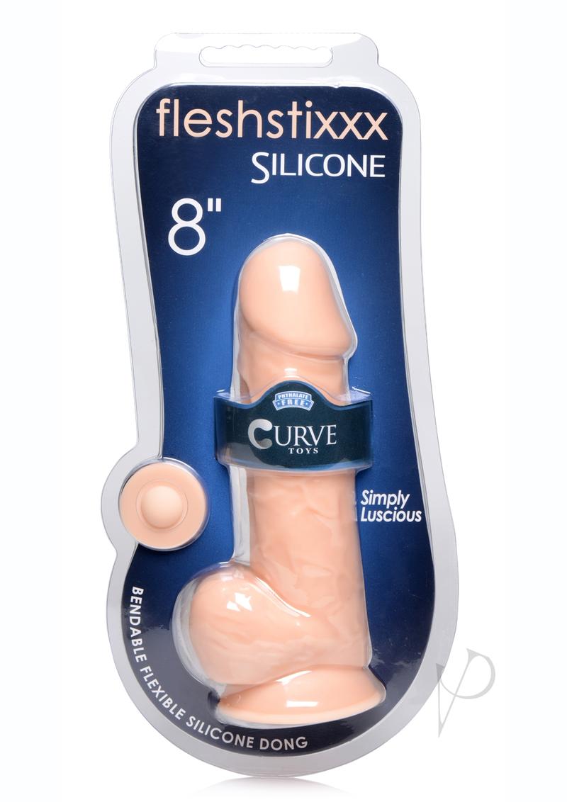 Fleshstix Sili Dong W/balls 8 Van(disc)