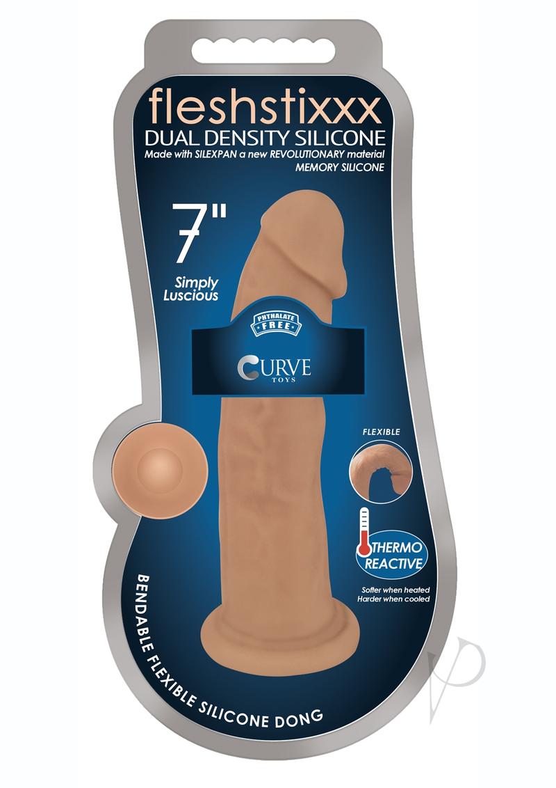 Fleshstixxx Silicone Dual Dense 7 Tan