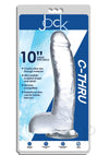 Jock C Thru Dong W/balls 10 Clear