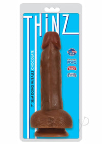 Thinz Slim Dong W/balls 7 Chocolate