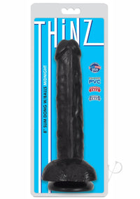 Thinz Slim Dong W/balls 8 Black