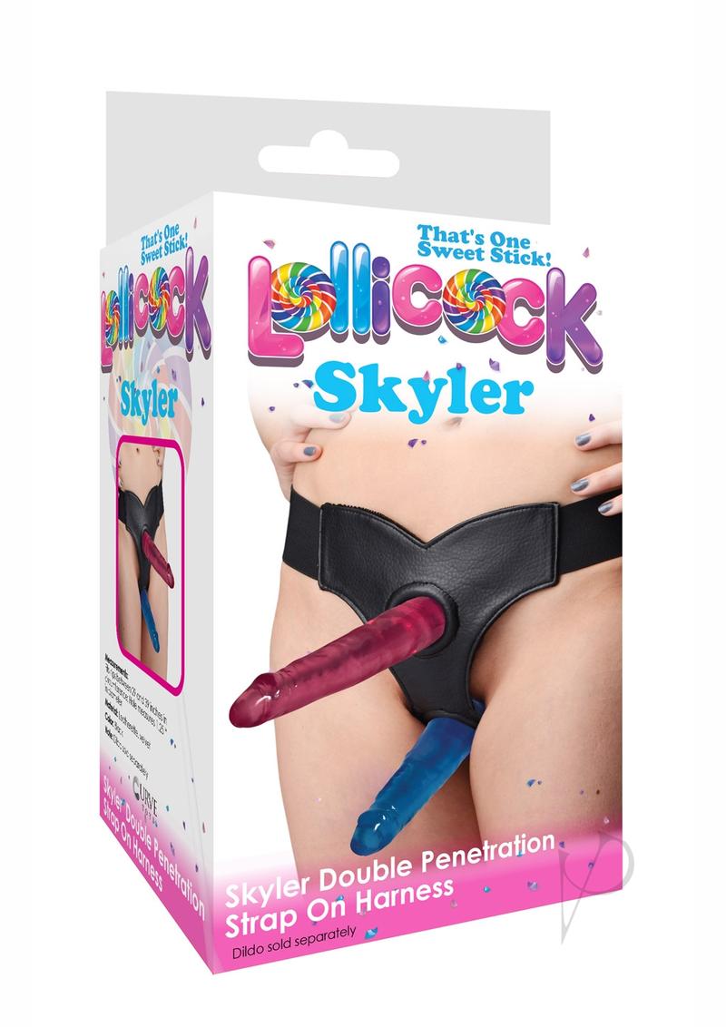 Lollicock Skyler Dp Harness Black