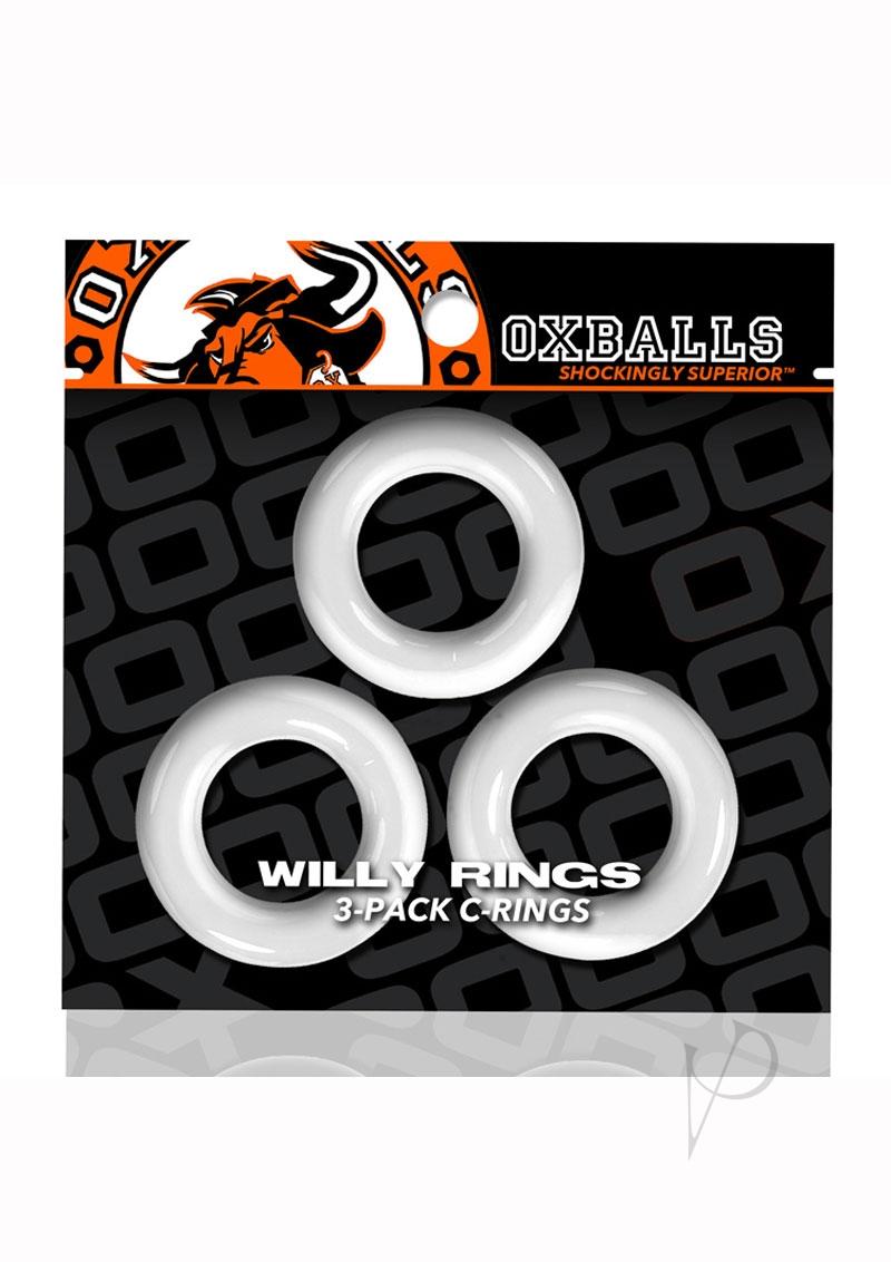 Oxballs Willy Rings 3pk White