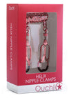 Ouch Helix Nipple Clamps Red