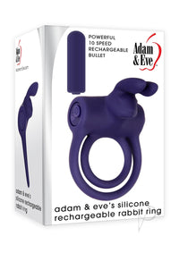 Aande Silicone Recharge Rabbit Ring Purple