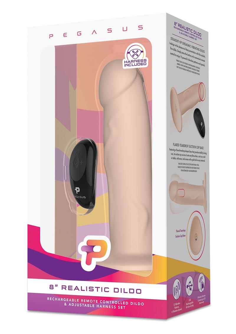 Pegasus Realistic Dildo 8 Vanilla