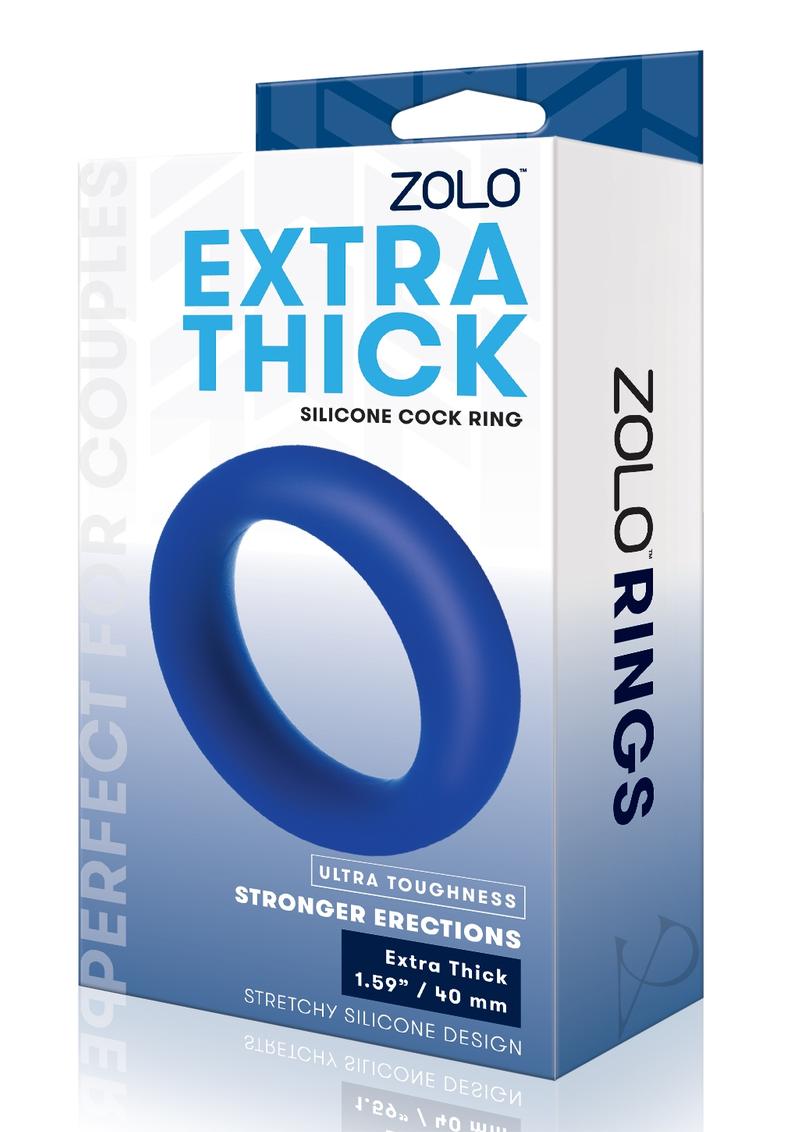 Zolo Extra Thick Cock Ring Navy