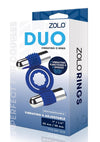 Zolo Recharge Duo Vibe Cock Ring Navy