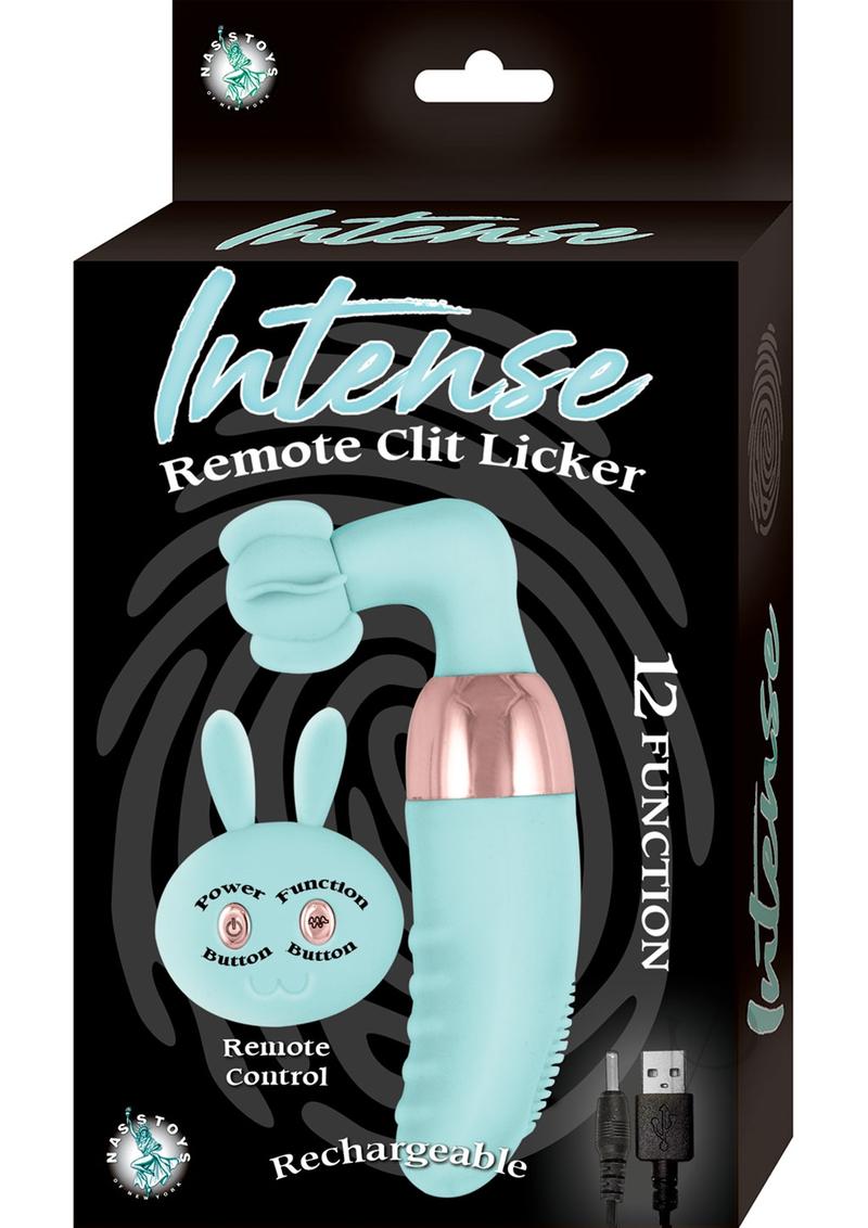 Intense Remote Clit Licker Aqua