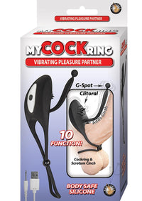 My Cockring Vibe Pleasure Partner Black