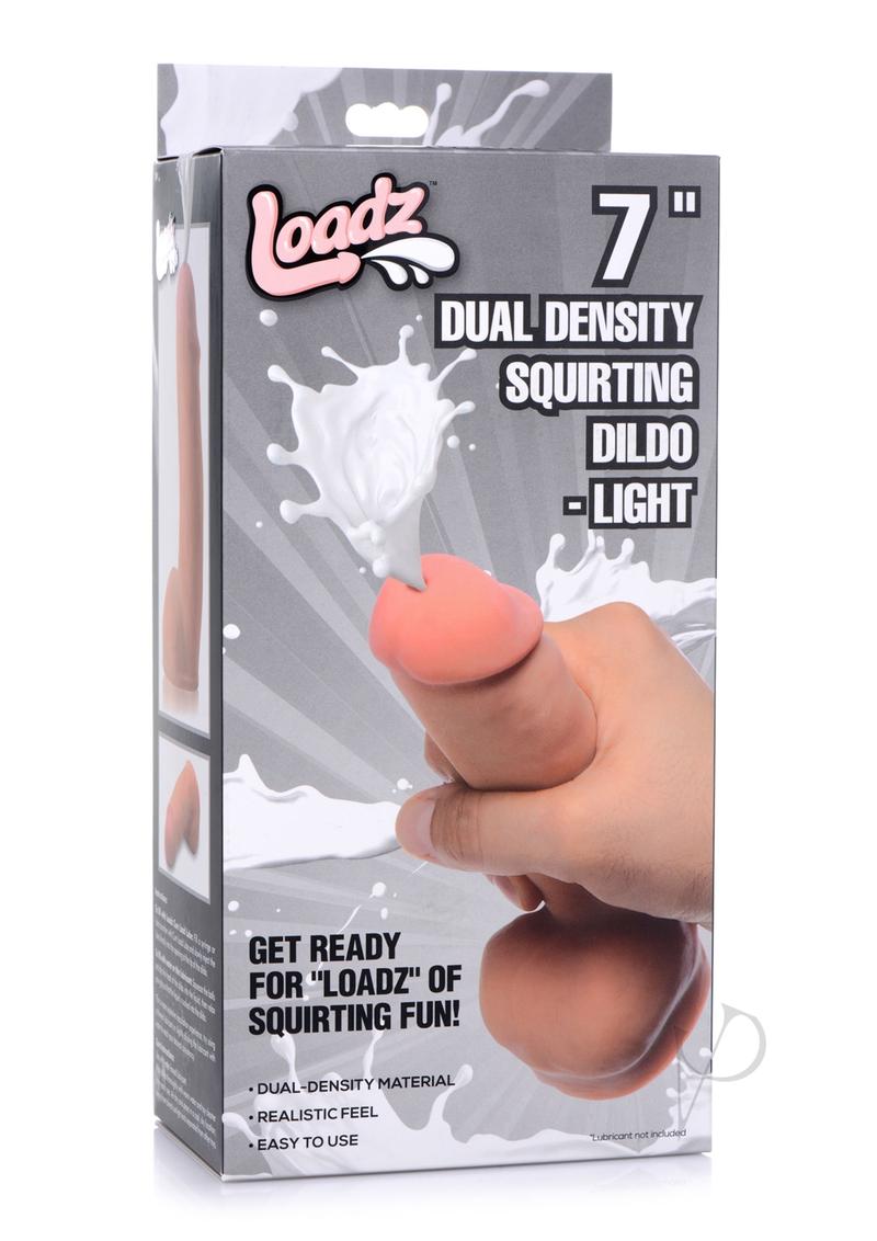 Loadz Dual Dense Squirt Dildo 7 Light