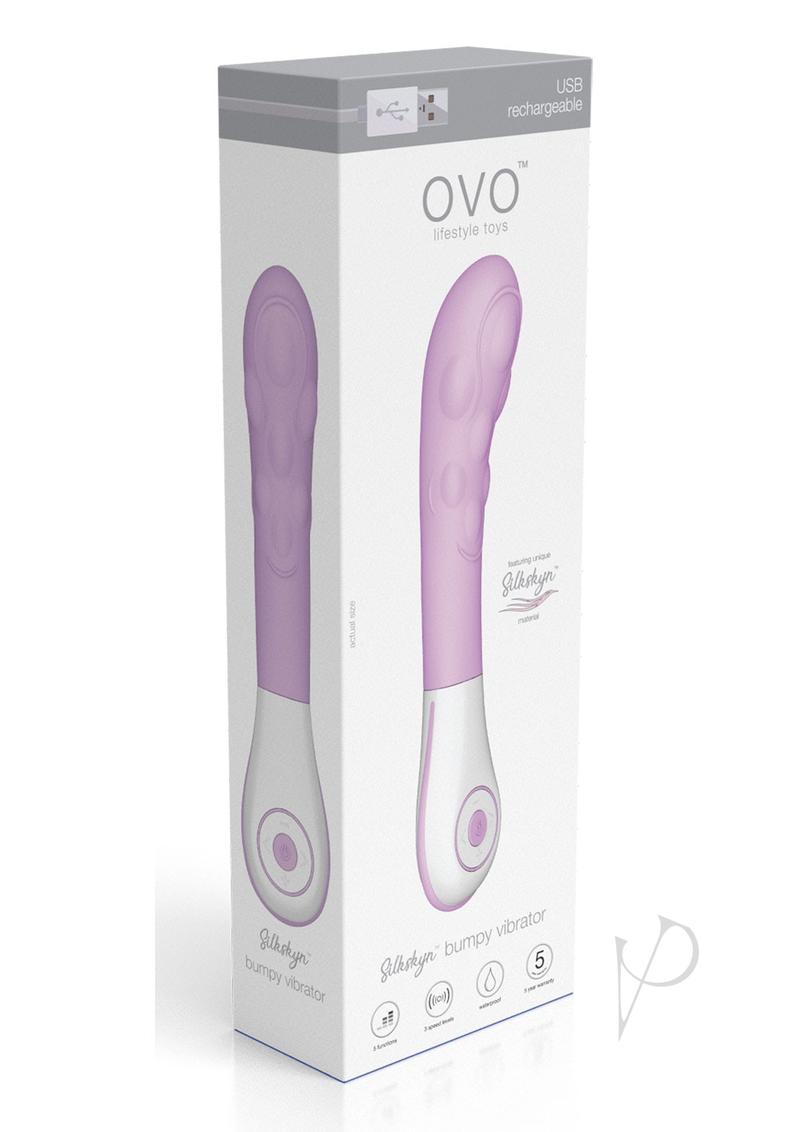 Ovo Silkskyn Bumpy Vibrator Pink(disc)
