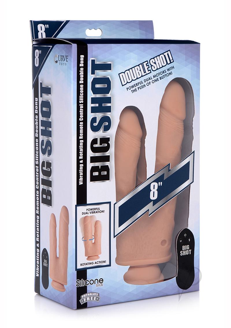 Big Shot Vibe Dbl Dong 8 Vanilla (disc)