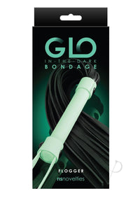 Glo Bondage Flogger Green