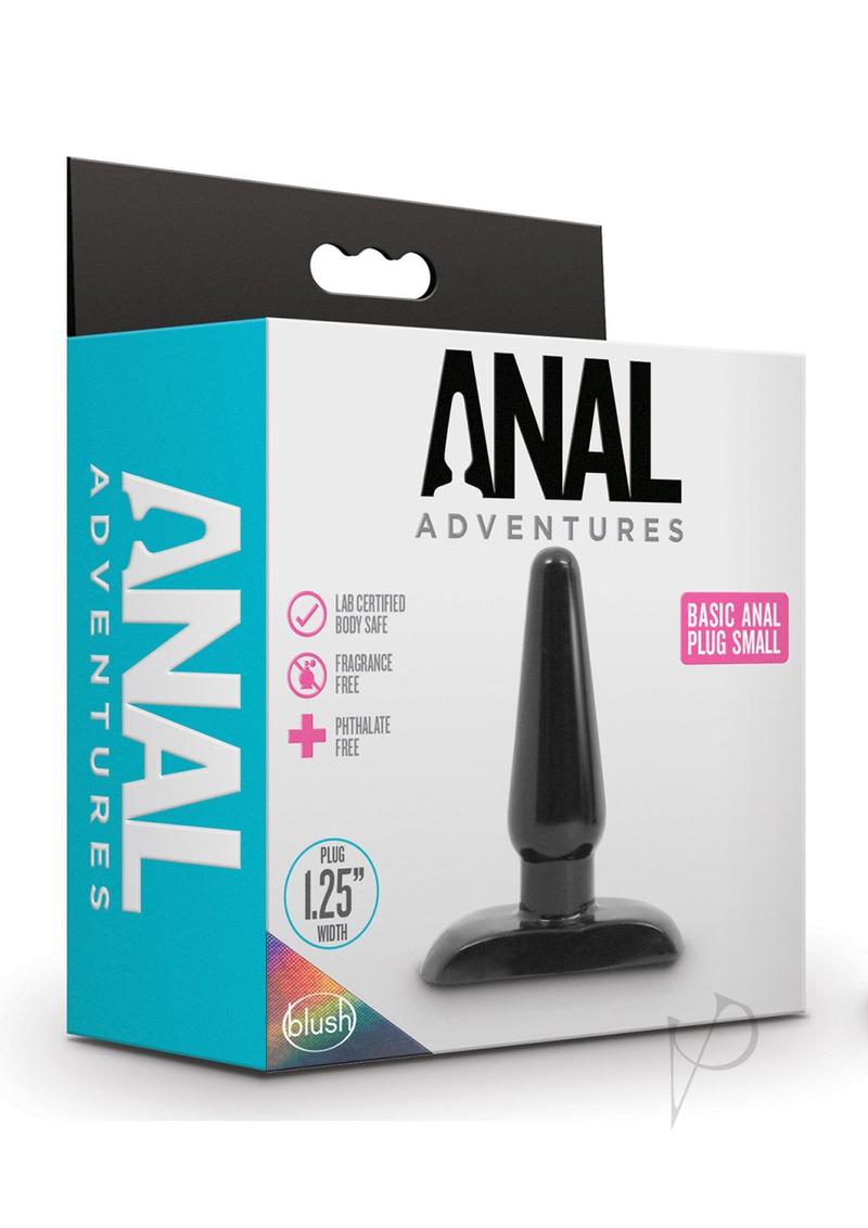 Anal Adv Basic Anal Plug Sm Black