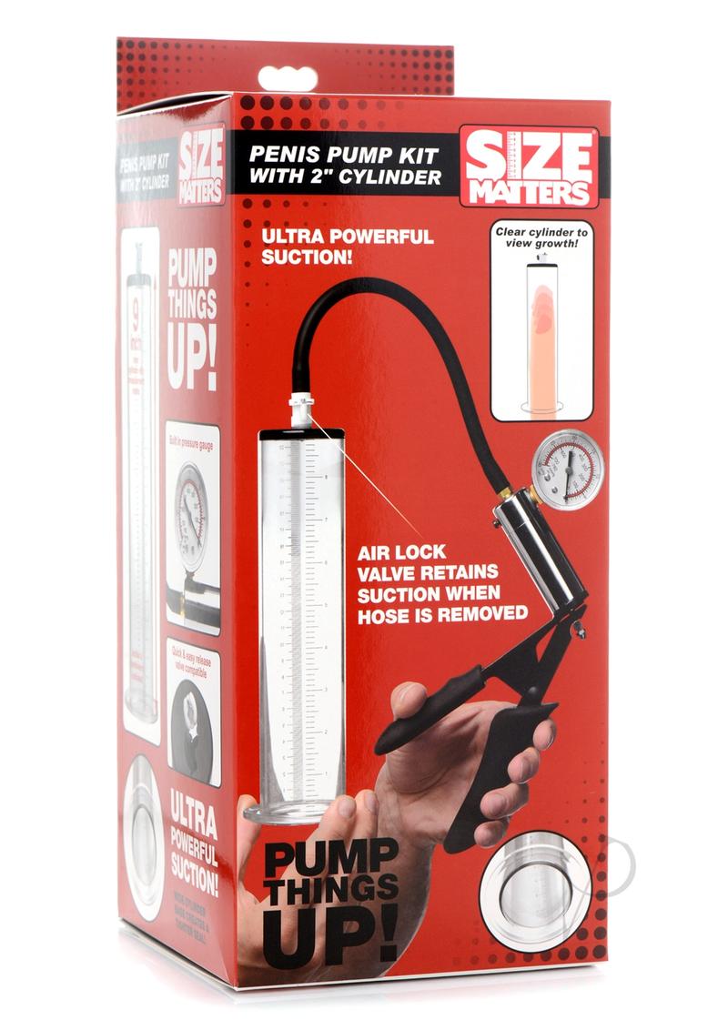 Size Matters Penis Pump W/2 Cylinder