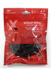 Xplay Silicone Thin Wrap Ring 18 Black