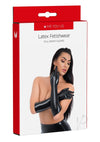 Myu Latex Full Length Glove Sm Black