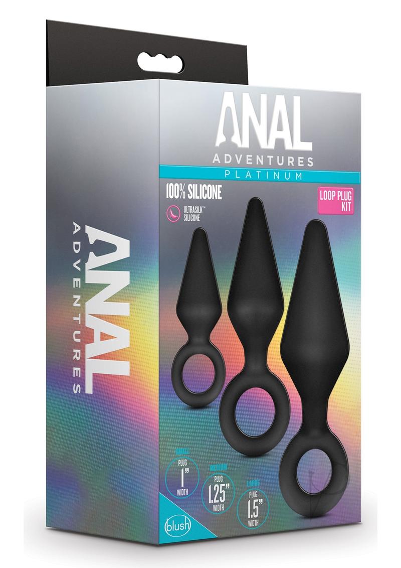 Anal Adventure Platinum Loop Plug Kit