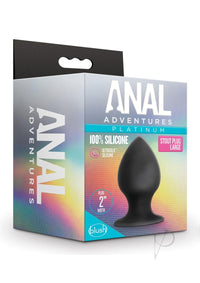 Anal Adventure Platinum Stout Plug Lg