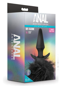 Anal Adventure Platinum Rabbit Tail Plug