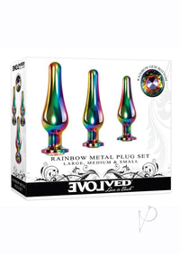 Rainbow Metal Plug Set