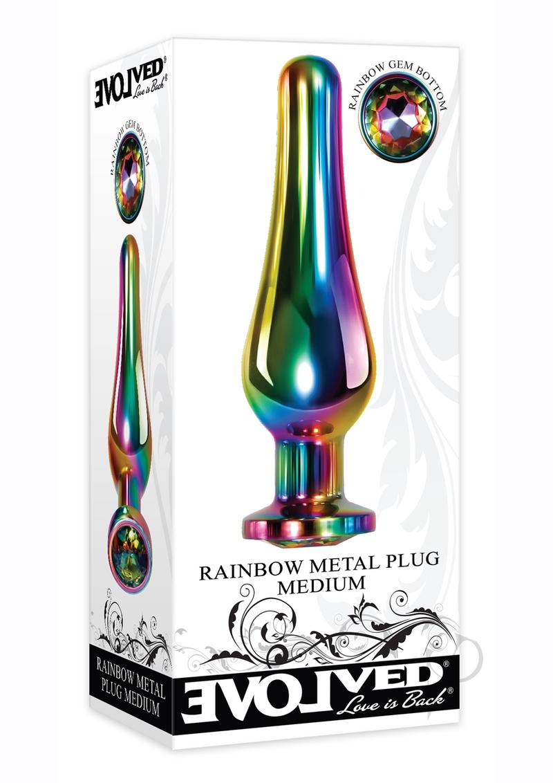 Rainbow Metal Plug Medium