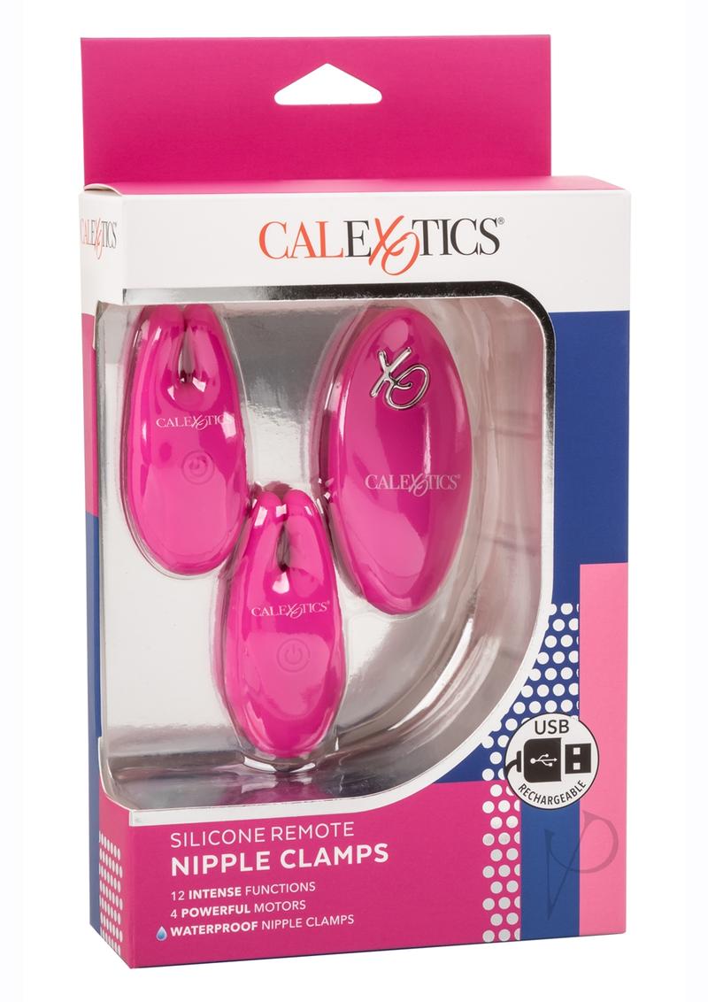 Silicone Remote Nipple Clamps Pink