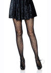 Spider Lace Pantyhose Os Black