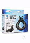 Tm 10x Cock Cobra Dual Cock Ring Blk