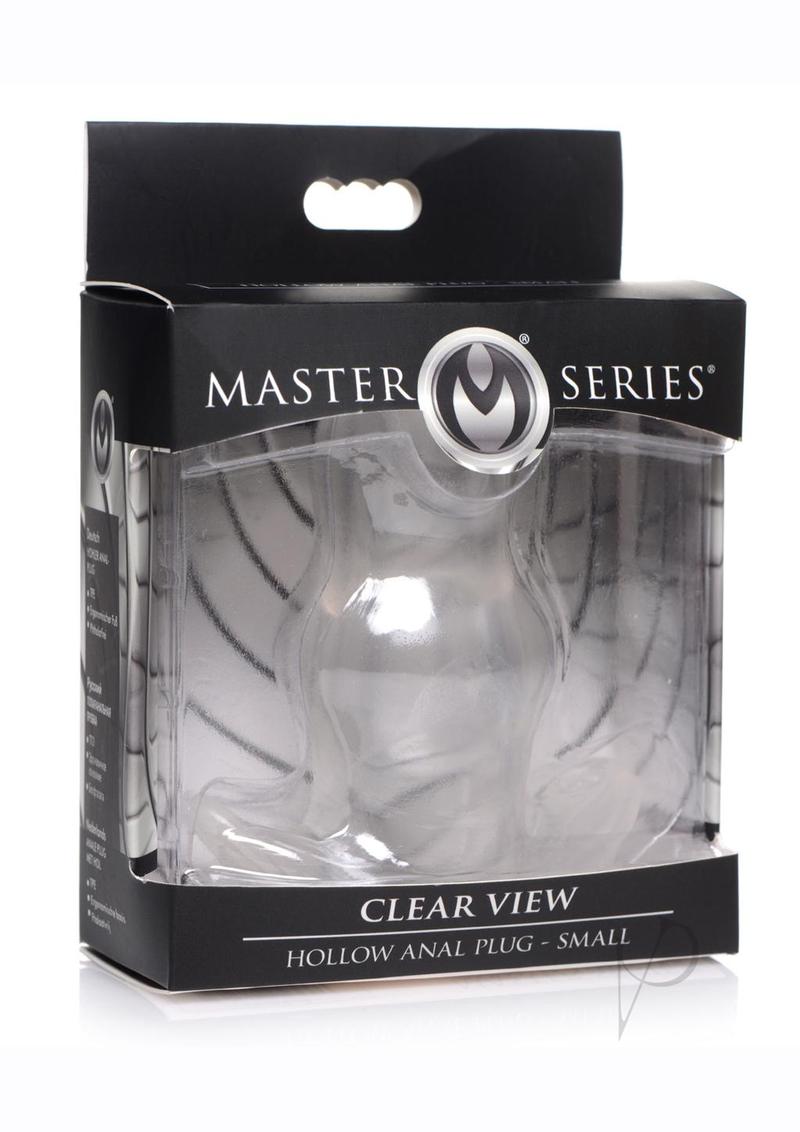 Ms Clear View Hollow Anal Plug Sm