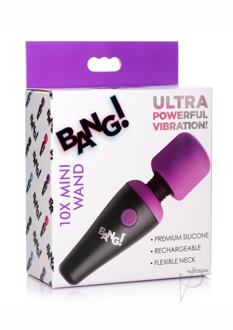 Bang 10x Vibe Mini Silicone Wand Purple