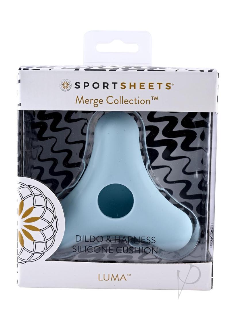 Luma Dildo/harness Silicone Cushion Blue